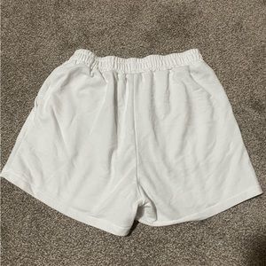 White Cloth Shorts
